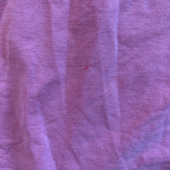 Peter Millar Large Cotton Front Pocket Short Sleeve Logo on Pocket Coral Polo - Picture 4 of 6